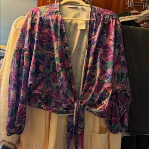 Susan Graver Multicolor Blouse